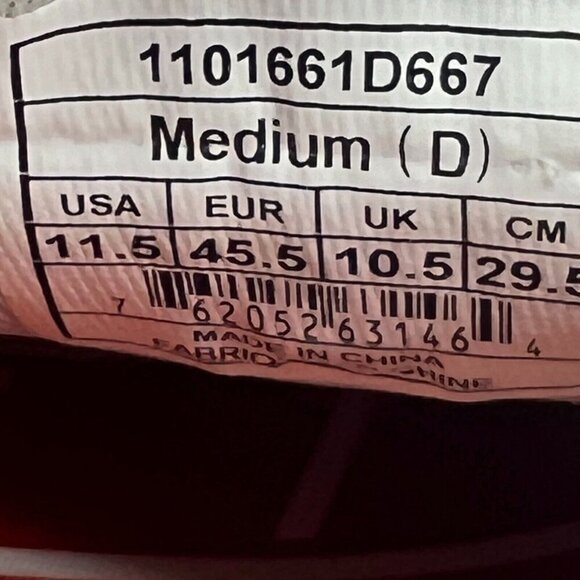 Brooks Womens 1101661D667 Vanguard Retro Red Lace Up Size 11.5 Running Shoes - Picture 9 of 9